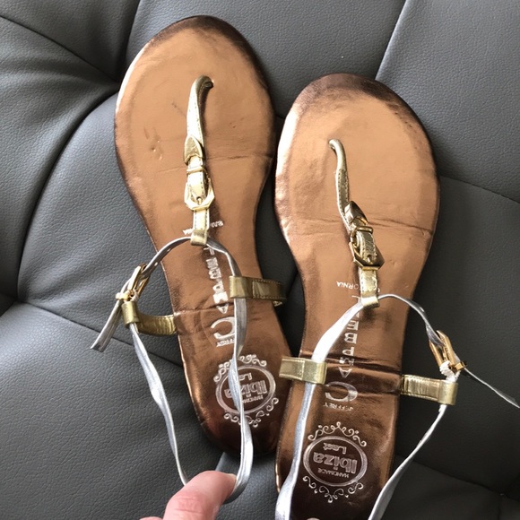 Jeffrey Campbell Shoes - Jeffrey Campbell brand new silver & gold sandals